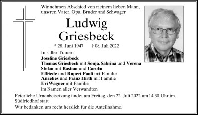 Griesbeck Ludwig